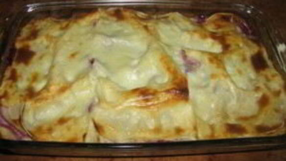 ШАГ 9. лазанья с творогом и ягодами