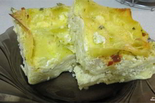 Лазанья с творогом