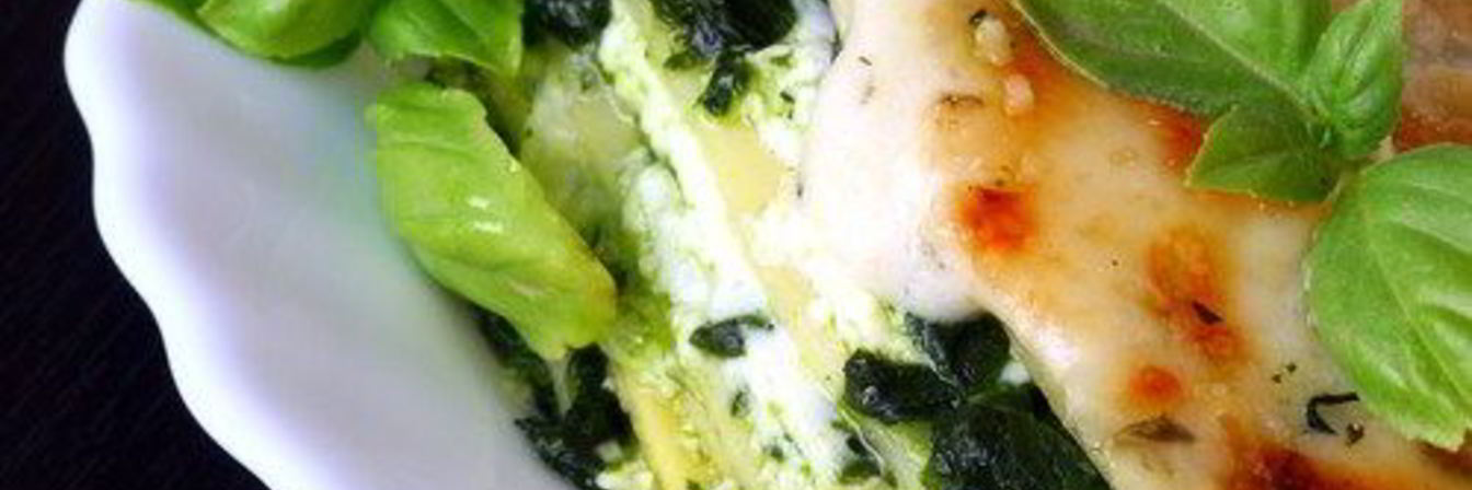 Лазанья со шпинатом и рикоттой