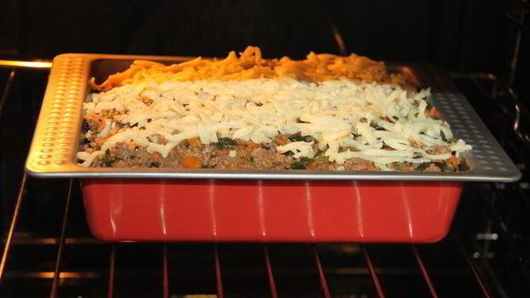 ШАГ 10. мясная лазанья со шпинатом