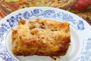 Мясная лазанья