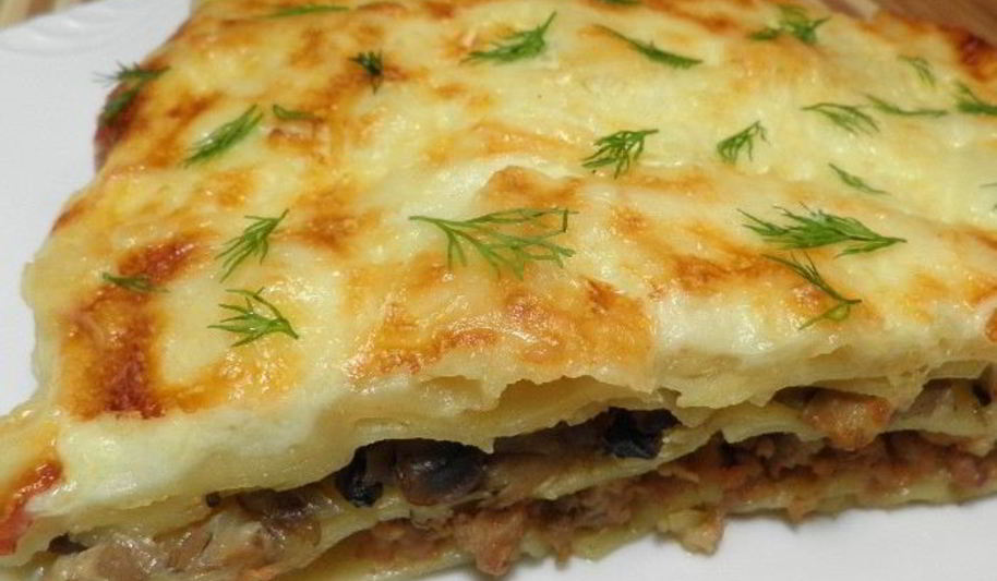 Рецепт простая лазанья с фаршем