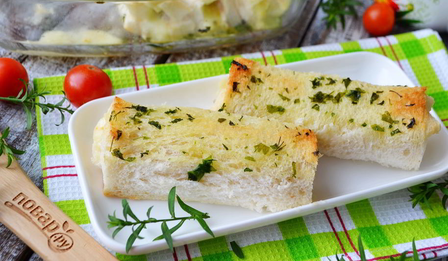 Рецепт рулет лазанья в чесночном хлебе