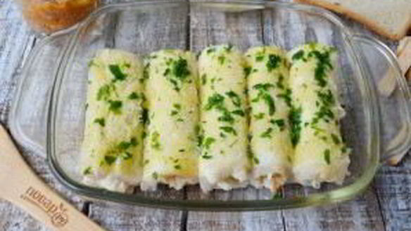 ШАГ 6. рулет лазанья в чесночном хлебе