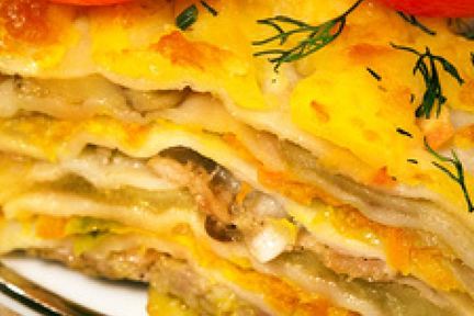 Вегетарианская лазанья