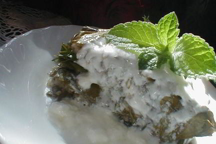 Виноградная лазанья