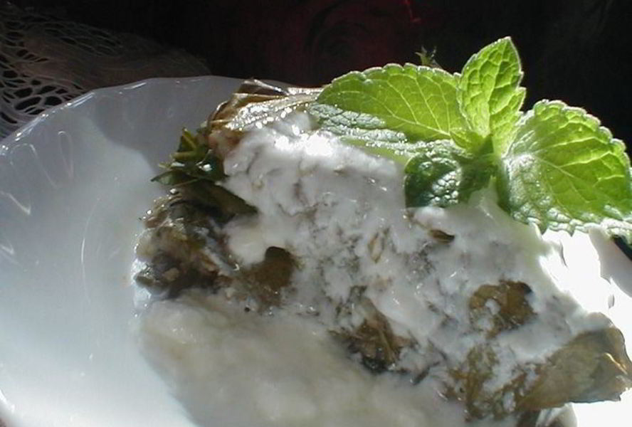 Виноградная лазанья