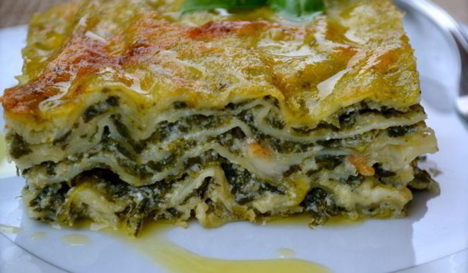 Рецепт зеленая лазанья