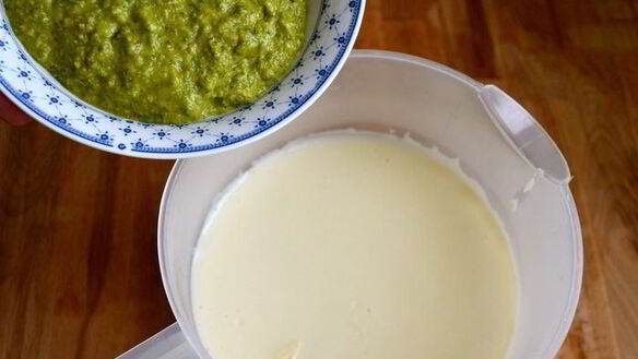 ШАГ 2. зеленая лазанья