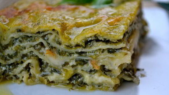 ШАГ 17. зеленая лазанья