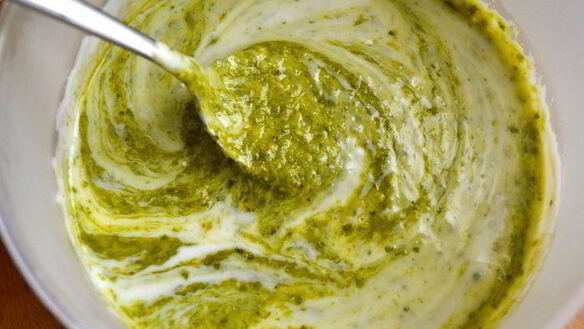 ШАГ 3. зеленая лазанья