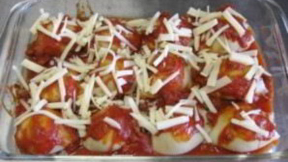 ШАГ 8. большие макароны с фаршем