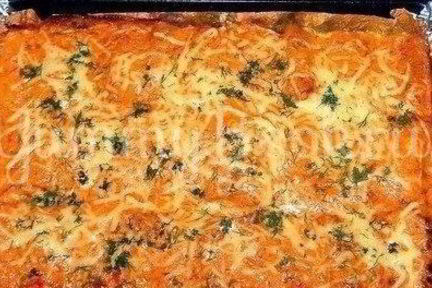 Фаршированные каннеллони, запеченные с сыром