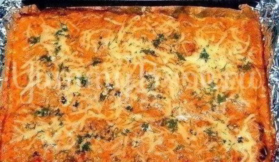 Рецепт фаршированные каннеллони, запеченные с сыром