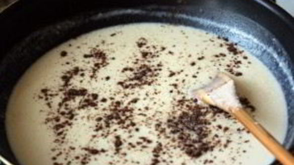 ШАГ 3. фаршированные макароны под соусом