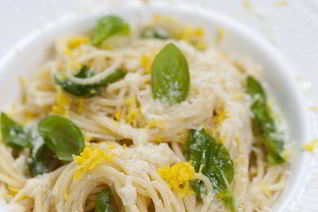 Лимонные спагетти