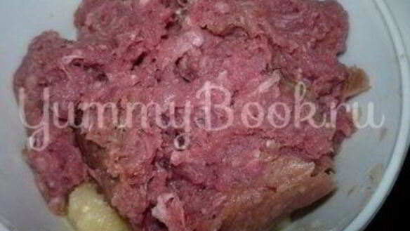 ШАГ 2. макароны гнезда с фаршем из мультиварки