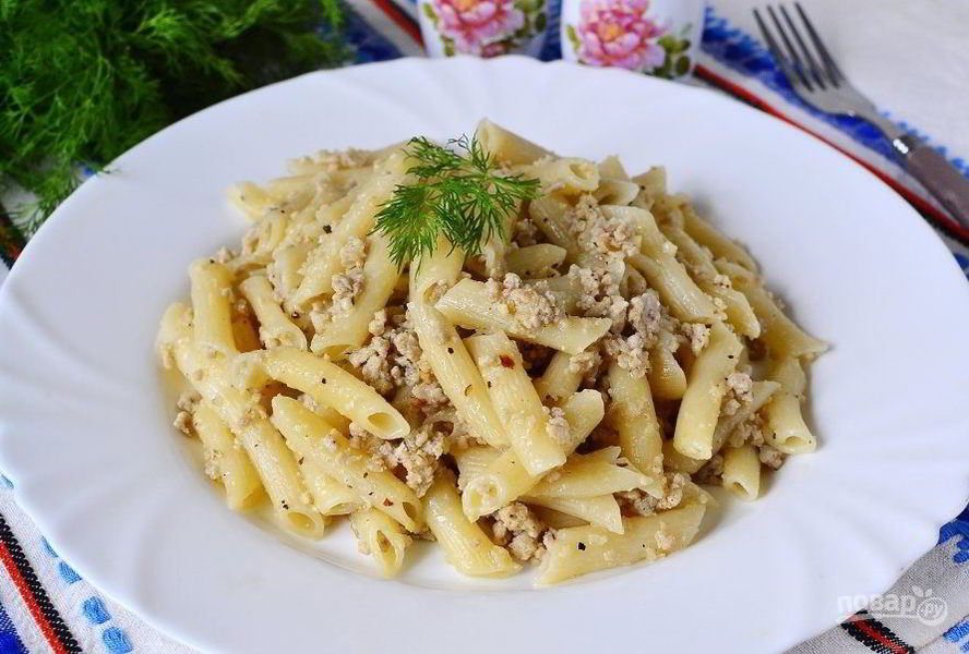 Макароны по-флотски вкусно