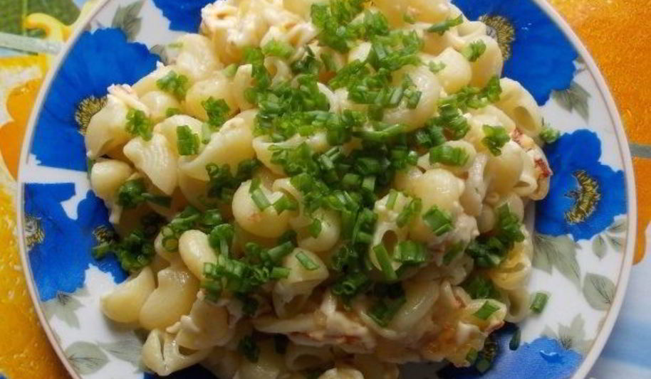 Рецепт макароны с колбасным сыром