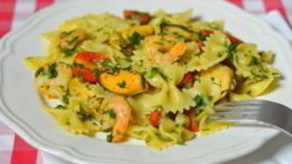 ШАГ 9. макароны с мидиями