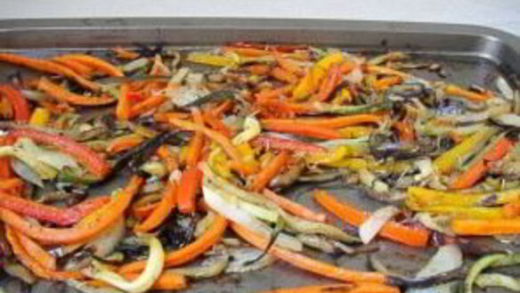 ШАГ 3. макароны с овощами