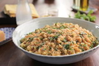 Макароны с сыром и острым перцем