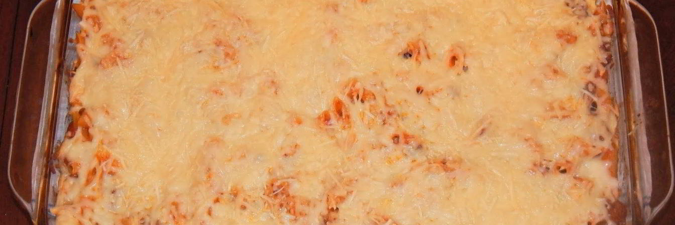 Макароны в духовке с мясом