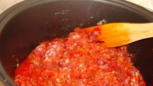 ШАГ 6. паста болоньезе в мультиварке