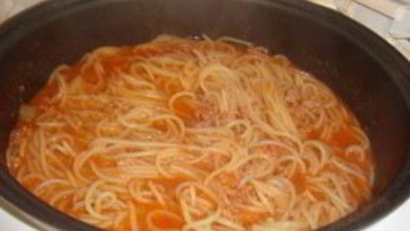 ШАГ 8. паста болоньезе в мультиварке