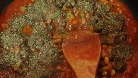 ШАГ 8. паста с брокколи и белой фасолью