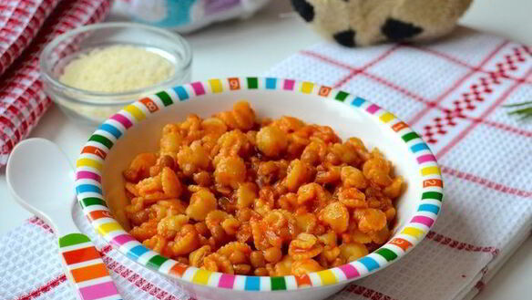 ШАГ 6. паста с чечевицей