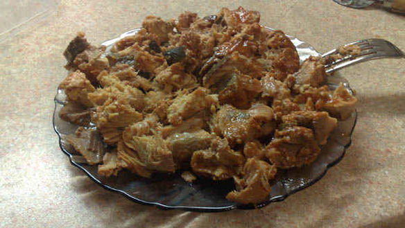 ШАГ 11. паста с консервированным лососем