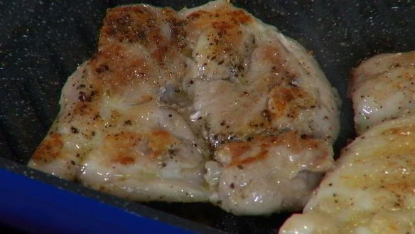 ШАГ 4. паста с курицей и белыми грибами