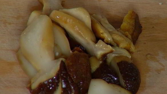 ШАГ 7. паста с курицей и белыми грибами