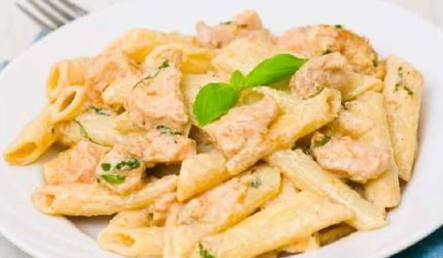 Рецепт паста с курицей в соусе