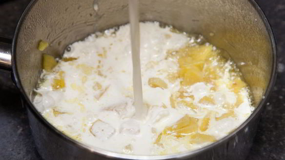 ШАГ 3. паста с лососем и сливочно-имбирным соусом