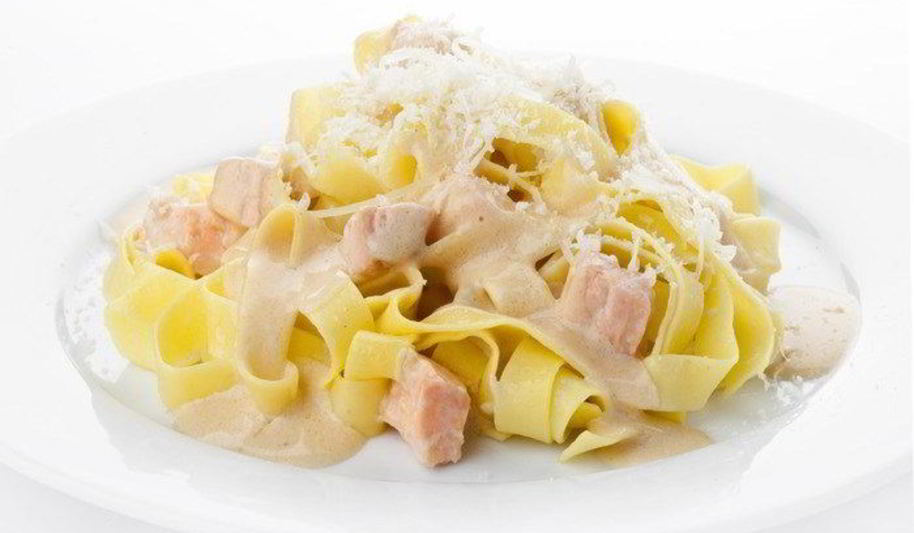 Рецепт паста с лососем