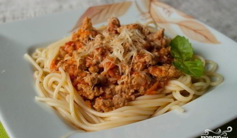 Рецепт паста с мясным соусом