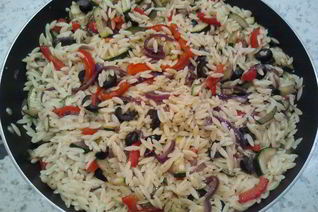 Паста с овощами Римини