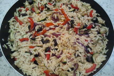 Паста с овощами Римини