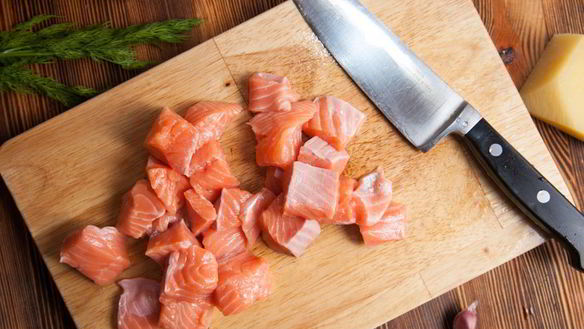 ШАГ 2. паста с семгой в сливочном соусе