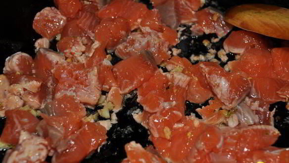 ШАГ 4. паста с семгой