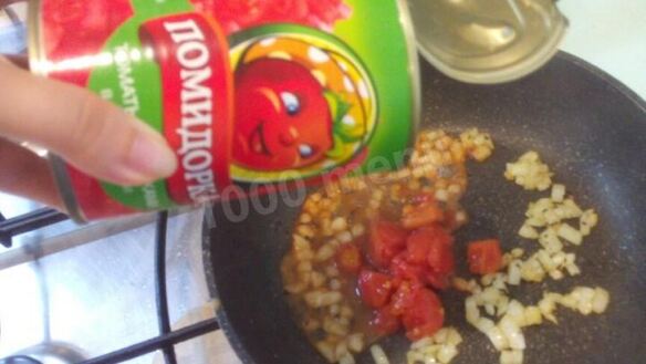 ШАГ 2. паста с томатами