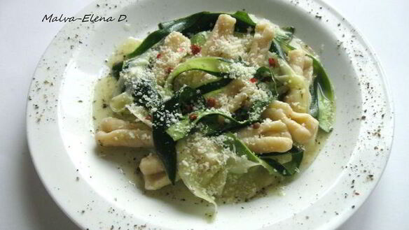 ШАГ 6. паста с цукини, маринованными в лимонном соке