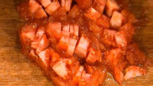 ШАГ 9. паста с тунцом, авокадо и сладким перцем