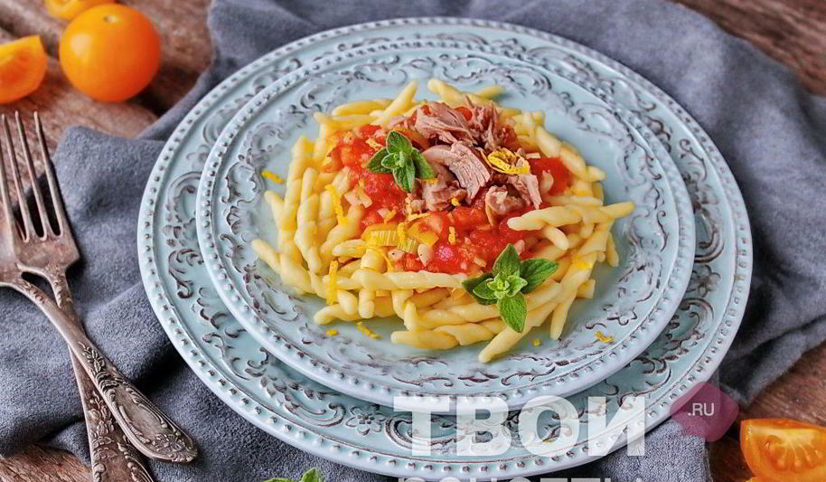 Рецепт паста с тунцом
