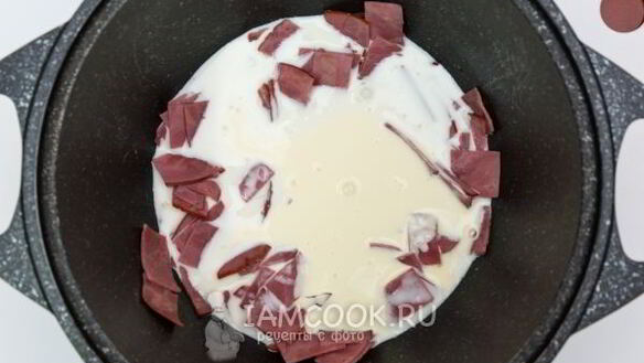 ШАГ 5. паста с ветчиной и сыром