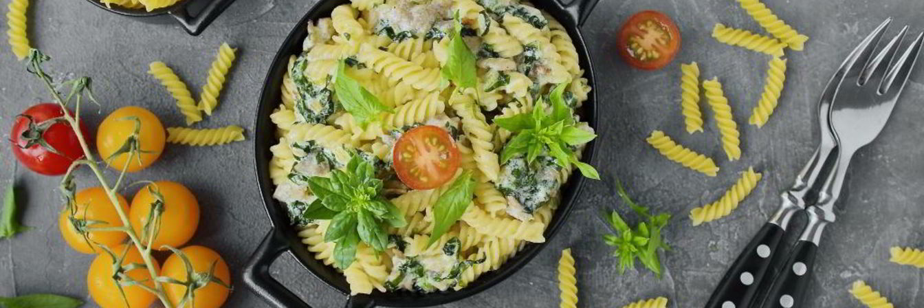 Паста со шпинатом