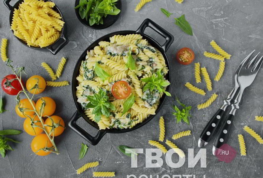 Паста со шпинатом