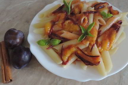 Паста со сливами